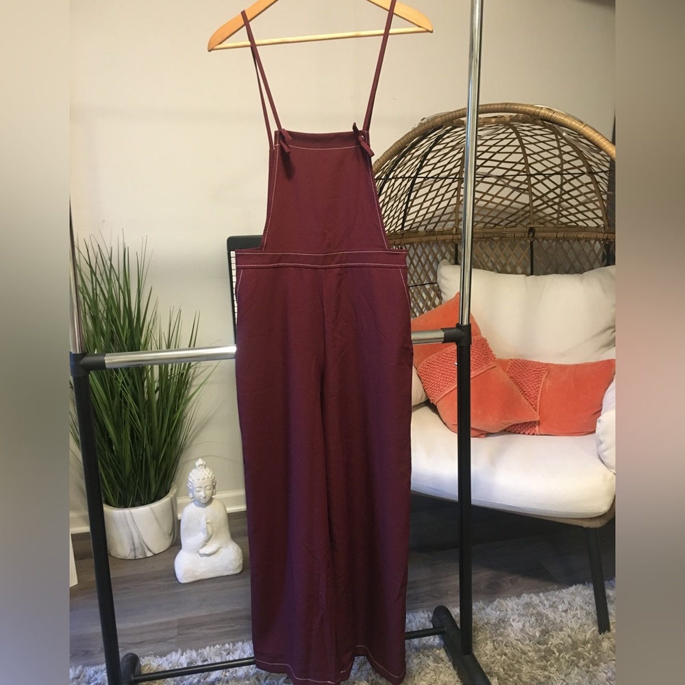 Burgundy Jumpsuit